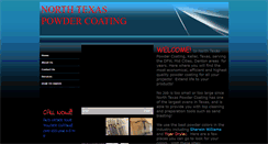 Desktop Screenshot of northtexaspowdercoatings.com
