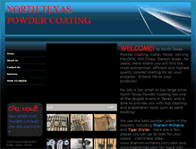Tablet Screenshot of northtexaspowdercoatings.com